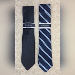 Club Room Navy and Blue Ties